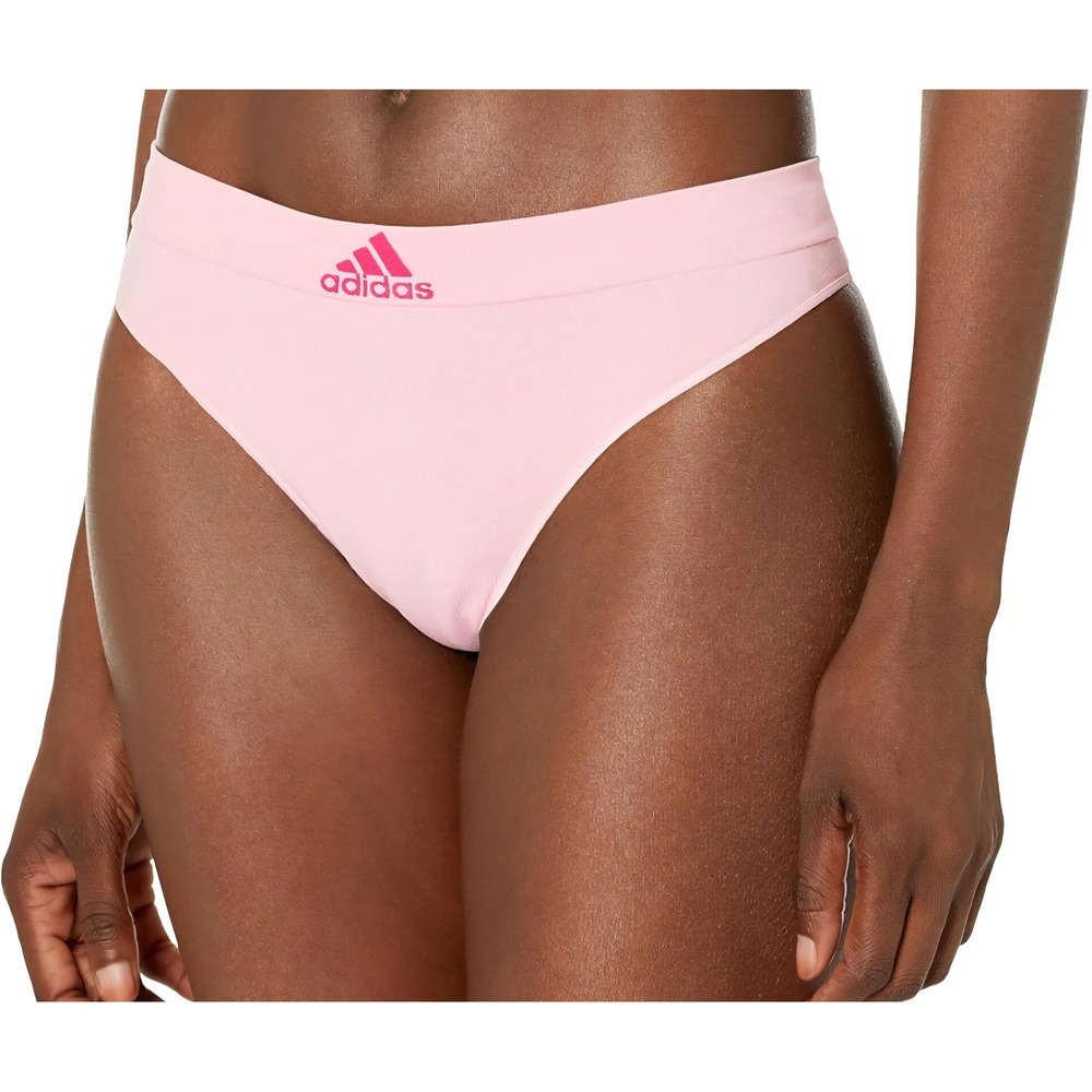 Adidas Adicolor Smart Cotton Wide Side Thong Wonder Pink 4A1H63 Womens XS